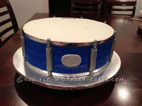 Cool Drum Cake For A Groom