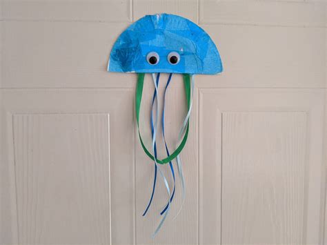 Paper Plate Jellyfish Craft Free Time With The Kids