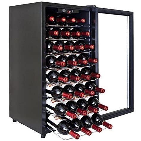 Dimensions of this model are 9.9″ x 19.7″ x 25″ inches, making this appliance portable and lightweight. AKDY Freestanding Wine Cooler | Thermoelectric wine cooler ...