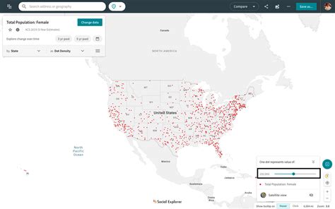 Adjust Dot Value On Dot Density Maps Visualizing Data Using Maps