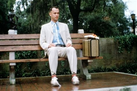 Gump and an unknown father. Iconic Forrest Gump Movie Moments