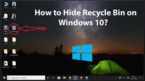 How To Hide Recycle Bin On Windows 10 Youtube