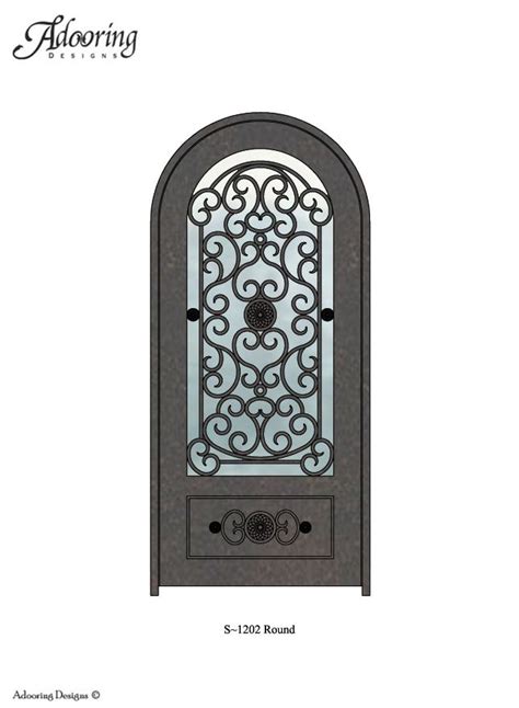 Bbb start with trust ®. Round Iron Single Doors Texas, Colorado | Iron doors ...