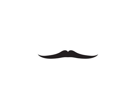 Moustache Logo Vector Template 596522 Vector Art At Vecteezy