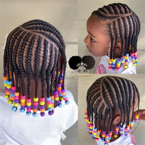 This is a great diy before you start stringing on your letter beads you need to tie a knot where you stopped braiding. These 30 Short Fulani Braids With Beads Are Giving Us Life ...