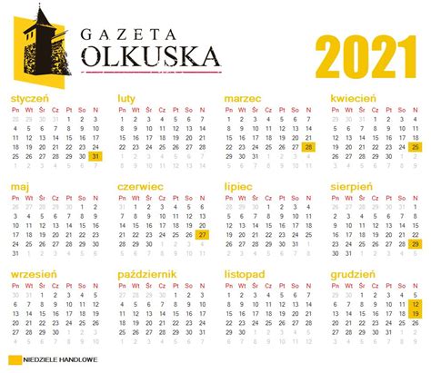 Niedziele handlowe w 2021 r. Handlowe Niedziele 2021 - Niedziele Handlowe 2021 Sklepy Otwarte Beda Tylko W Nieliczne ...