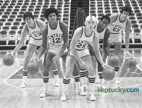 Kentucky Basketballs First Starting Five In Rupp Arena 1976
