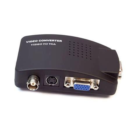 Bnc To Vga Converter S Video To Vga Monitor Signal Adapter Box 925365