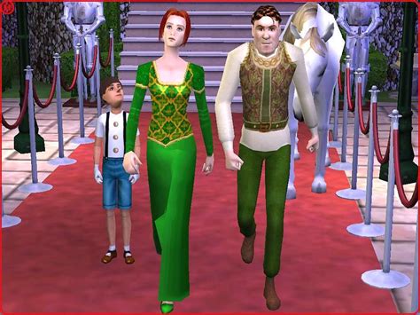 Mod The Sims Shrek And Fiona Human Form From Movie Shrek