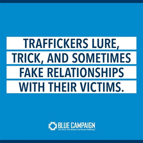 Dhs Blue Campaign On Twitter Human Traffickers Use Exploitation