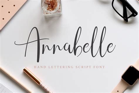 Annabelle Hand Lettering Script Font — Medialoot