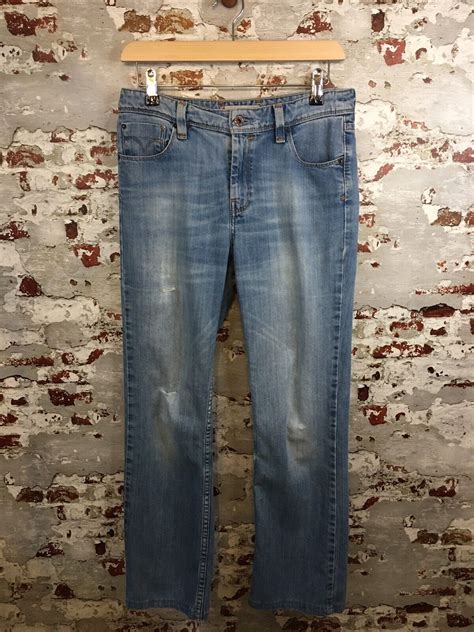 Levis Straight Fit Womens Jeans Blue W L Alt Gem