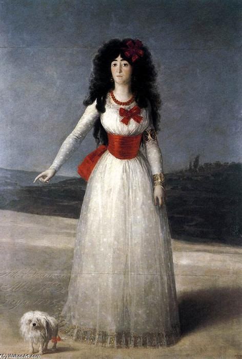 Duchess Of Alba The White Duchess Oil On Canvas By Francisco De Goya