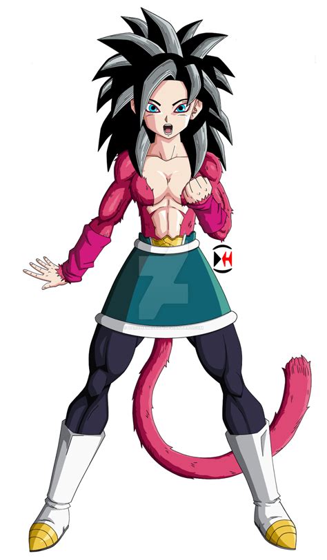 Gine Super Saiyan 4 By Darkhameleon On Deviantart Dragon Ball Super Goku Dragon Ball Gt Female