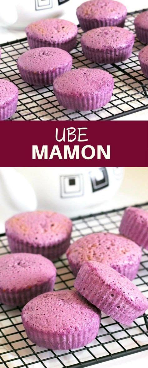 Ube Mamon Recipe Filipino Food Dessert Ube Mamon Mamon Recipe