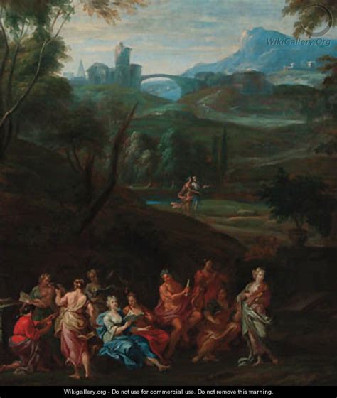 Apollo And The Muses On Mount Parnassus After Hendrik Van Balen I