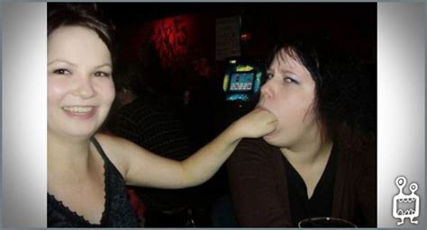 Two girls play around with country boy. j1
