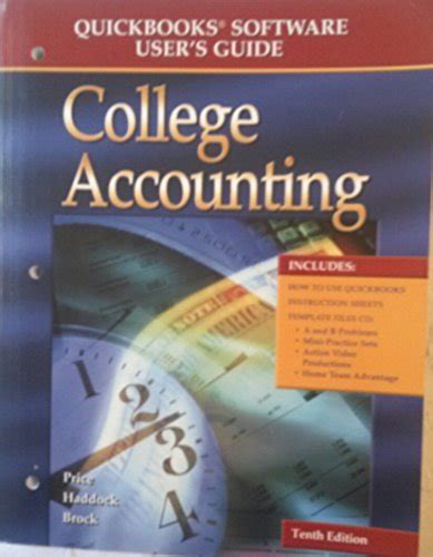 As one of the approved solutions by iras, accountants and local smes. QUICKBOOKS SOFTWARE USER'S GUIDE: COLLEGE ACCOUNTING (BOOK ...