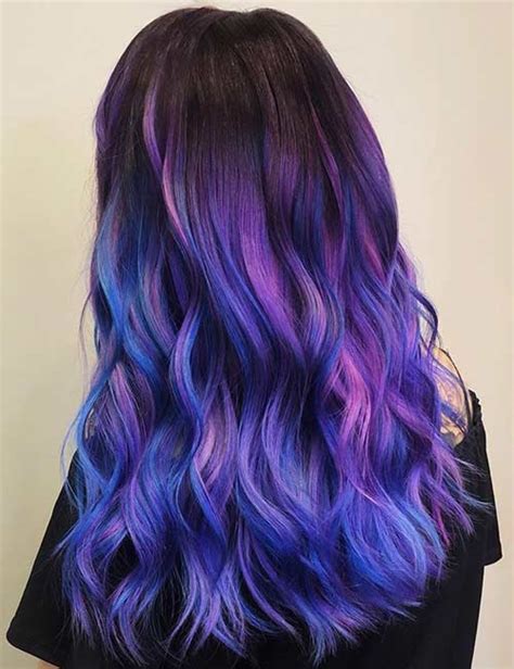 Blue And Purple Hair Color
