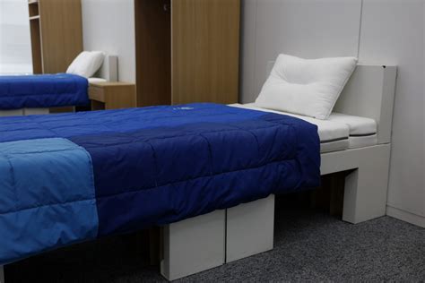 An Olympic First Cardboard Beds For Tokyo Athletes Village AP News