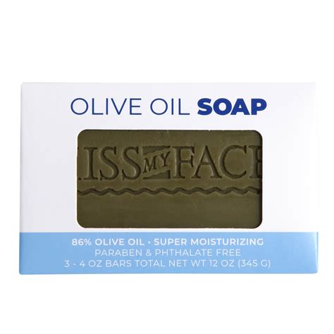 My skin is soft and no longer dry. Kiss My Face Pure Olive Oil Bar Soap, Fragrance Free, 86% ...