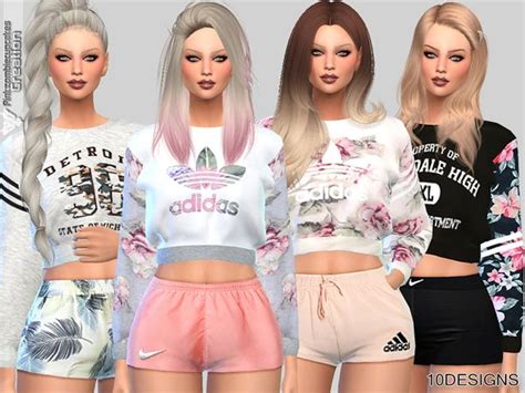Pinkzombiecupcakes Sweatshirts Collection 010mesh Required Sims 4