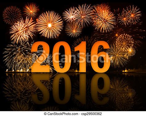 Stock Illustration Of 2016 New Year Fireworks 2016 Happy New Year