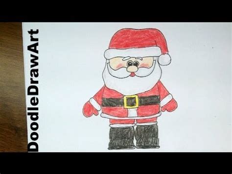 The lesson was not so easy, but i'm sure you did well. Drawing: How To Draw a Cute Cartoon Santa Claus - Easy step by step drawing lesson for beginners ...