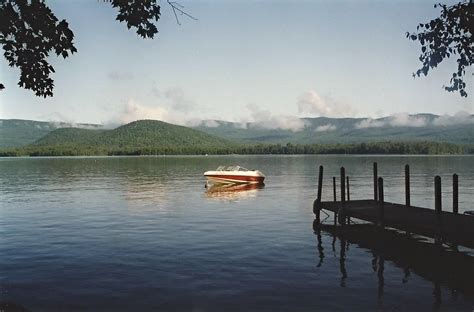 Squam Lake New Hampshire Scan Of A Photograph Taken Aroun Flickr