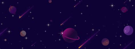 An Animated Space Scene With Planets And Stars In The Sky Including