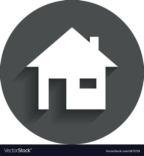 Home Sign Icon Main Page Button Navigation Vector Image