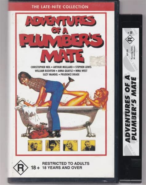 RARE VHS VIDEO Tape ADVENTURES OF A PLUMBER S MATE Christopher Neil 11