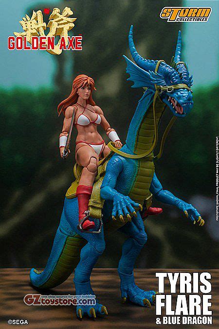 storm collectibles storm collectibles golden axe tyris flare and blue dragon 1 12 scale