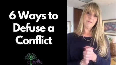 Ways To Defuse Conflict YouTube