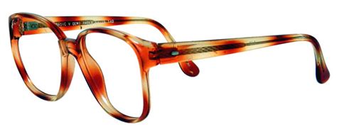 1980 S Amber Eyeglass Frames