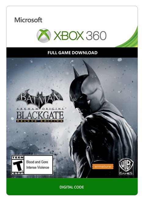 Batman Arkham Origins Blackgate Deluxe Edition Xbox 360 Xbox360