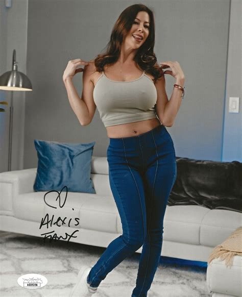 Alexis Fawx Adult Video Star Signed Hot X Photo Autographed Proof JSA Autographia