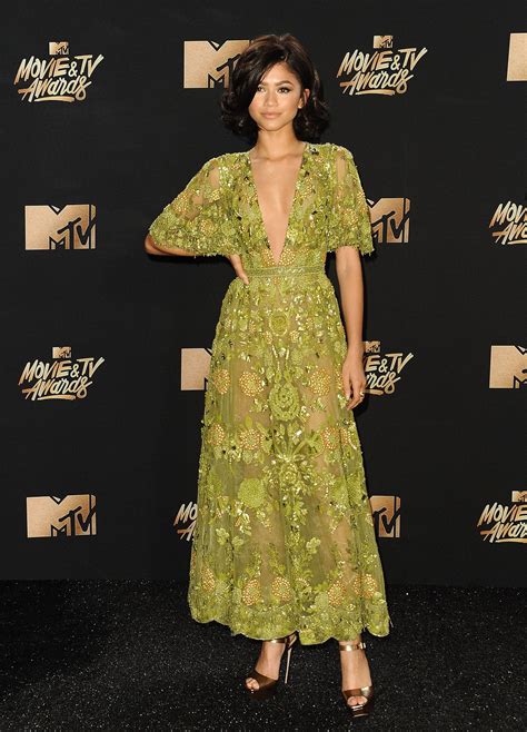 In Zuhair Murad And Le Silla Heels At The 2017 Mtv Movie And Tv