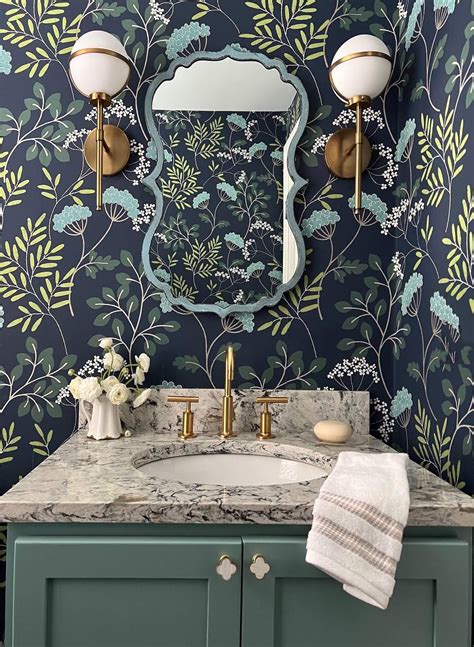 Jrl Interiors — Project Reveal Colorful Farmhouse Powder Rooms