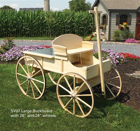 Amish Wagon Decorative Garden Decor
