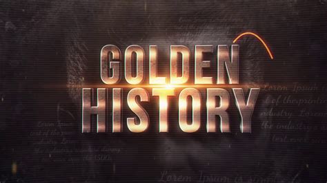 Golden History Template Sbv 315010267 Storyblocks