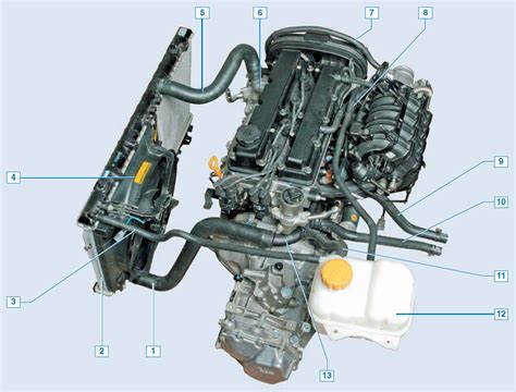 Chevrolet Lacetti Система охлаждения Шевроле Лачетти