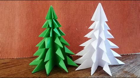 Cómo Hacer Un árbol De Navidad De Papel Fácil Y Rápido Adorno De