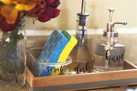 Making Cleanup Fast With An Organized Kitchen Sink And Diy Soap Dispenser