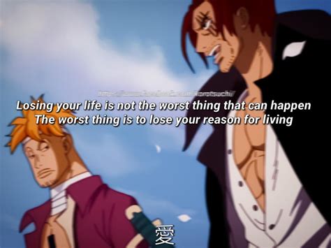 Shanks One Piece One Piece Quotes Anime Quotes Inspirational Hero