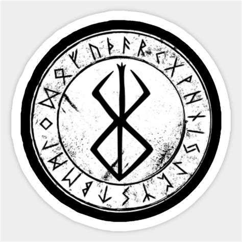 Berserker Rune Viking Norse Viking T Sticker Teepublic