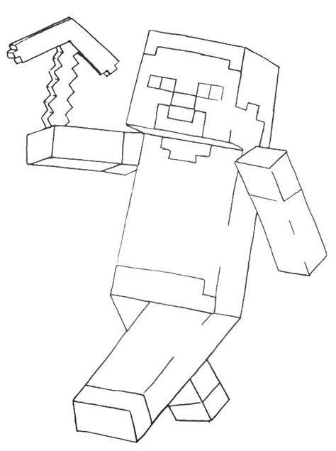 Minecraft Girl Coloring Pages At Getdrawings Free Download