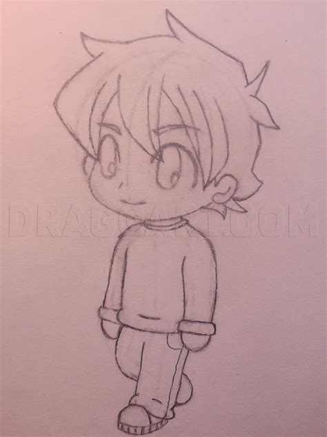 How To Draw A Chibi Boy Step By Step Drawing Guide By Greenkirby