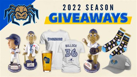 14 Giveaways Highlight Dock Spiders 2022 Schedule! - Envision Greater