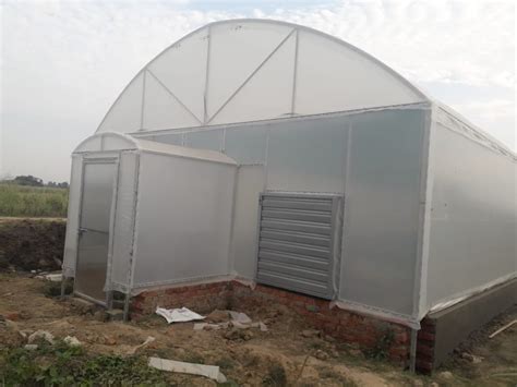 Dome Shaped Fan Pad Greenhouse Structure At Rs 1850 Square Meter In